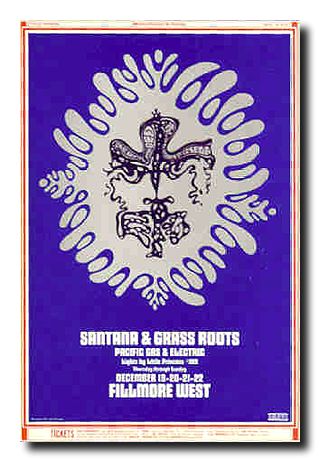 Santana, Grass Roots and Pacific Gas & Electric