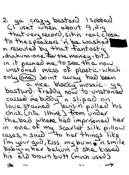 Blue Sued Shoes, page two