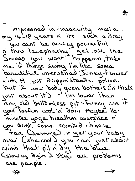 Imprisoned In Insecurity page one