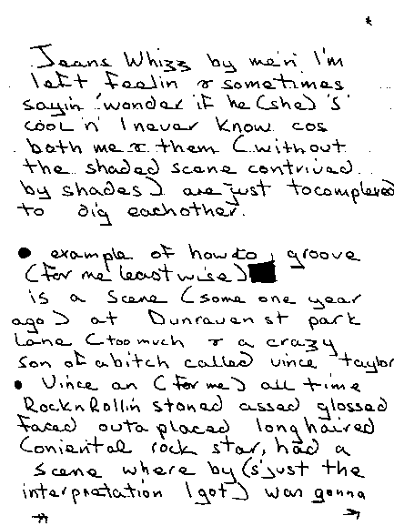 Jeans Whizz By Me... page one