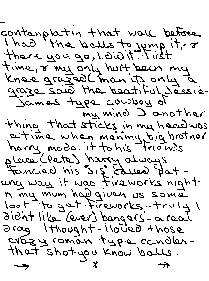 When I was a kid ..., page two