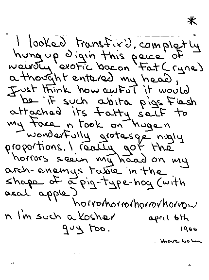 ...I'm such a kosher guy too