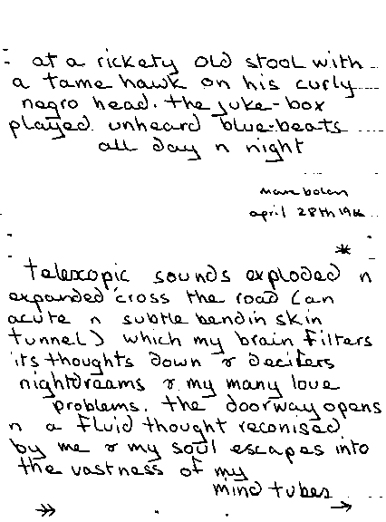 A glimpse of Smokey Joe's page two