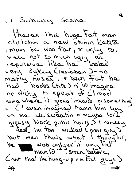 Subway Scene page one