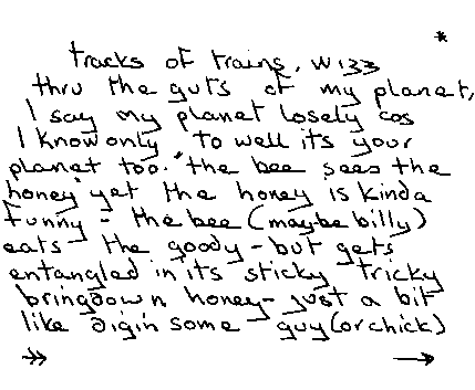 Tracks Of Trains, page one