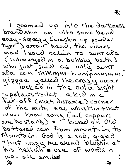 I zoomed up..., page one