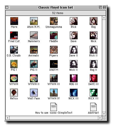 Pink Floyd Icons screen shot